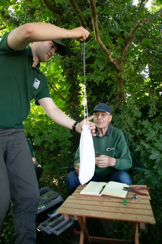 Wildlife monitoring team carrying out field checks